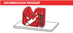 info Support tube sur goujons filetés simple Raymond