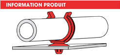info supports tubes à clipper dans un trou simple Raymond
