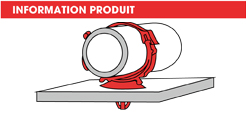info supports tubes à clipper dans un trou double variable Raymond