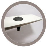 Agrafes panneaux en plastique