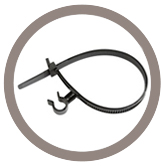 Lanières avec support tube pivotant