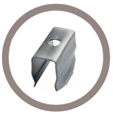 Support tube de type Lyre à riveter ou à visser