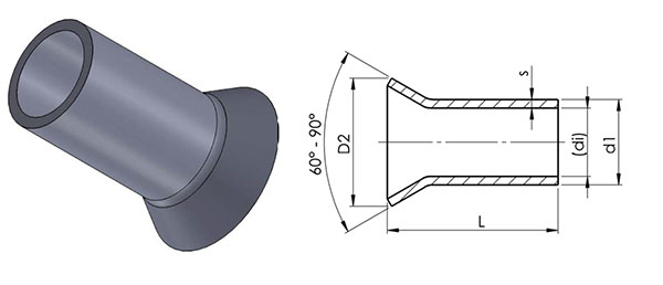 Rivet tête fraisée