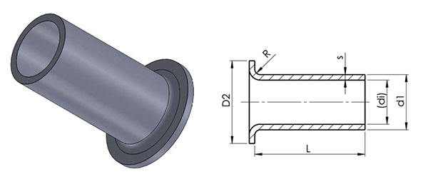 Rivet tête plate