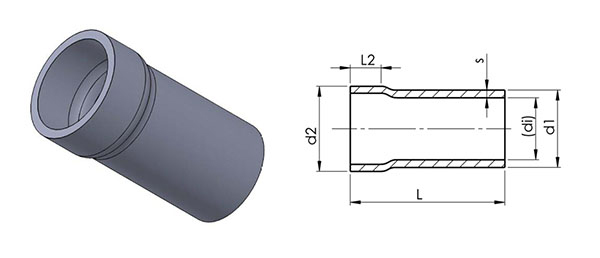 Tube évasé