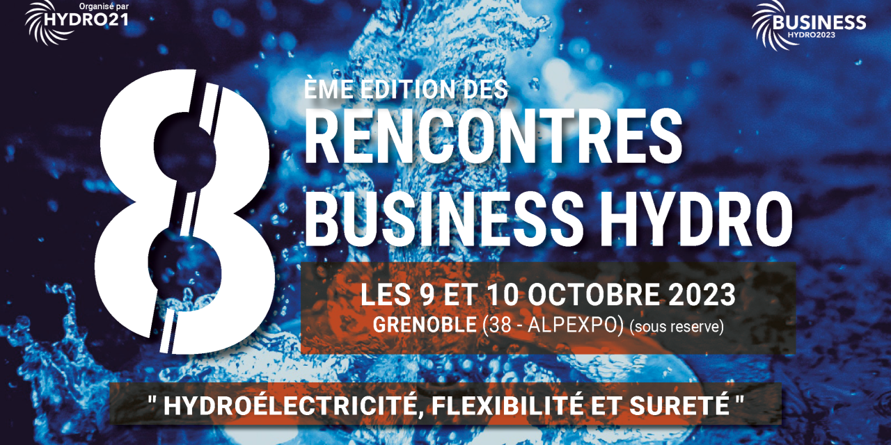 Participation aux 8èmes rencontres Business Hydro 2023