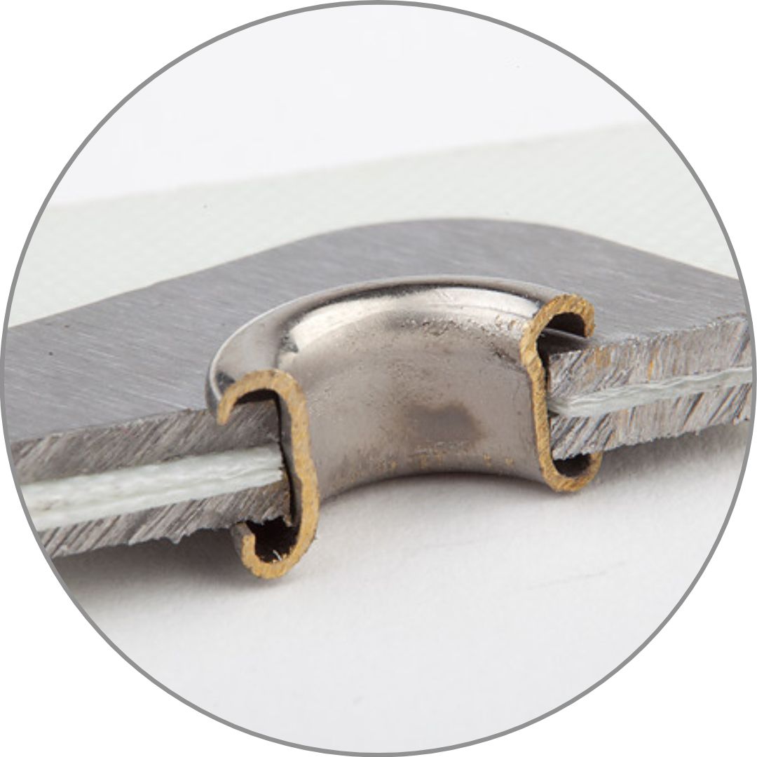 Rivets creux assemblage